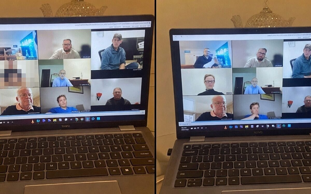 Werknemers zien tijdens Teams-overleg meer van collega dan bedoeld