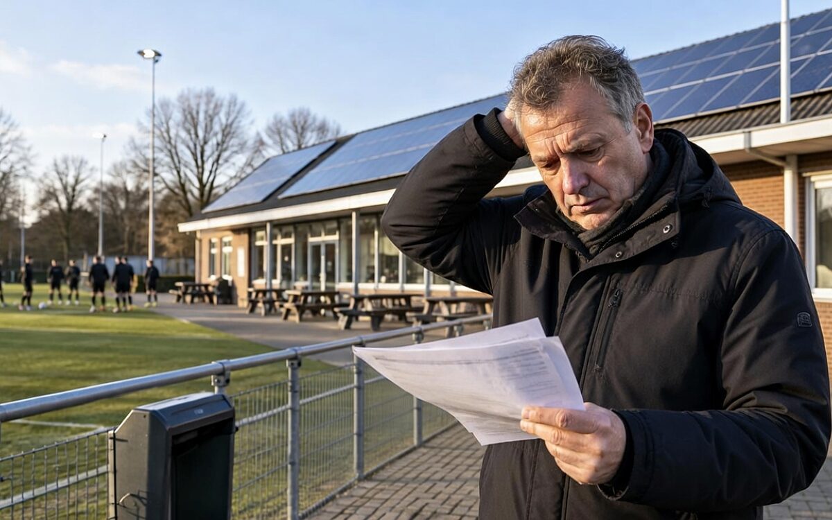 Voetbalclub met 90 zonnepanelen moet straks mogelijk €10.000 extra aan energie betalen