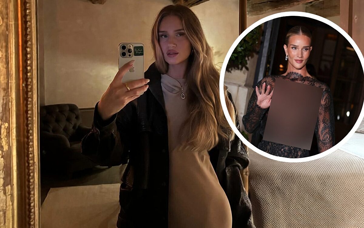 Paris Fashion Week krijgt een doorschijnend tintje dankzij Rosie Huntington-Whiteley