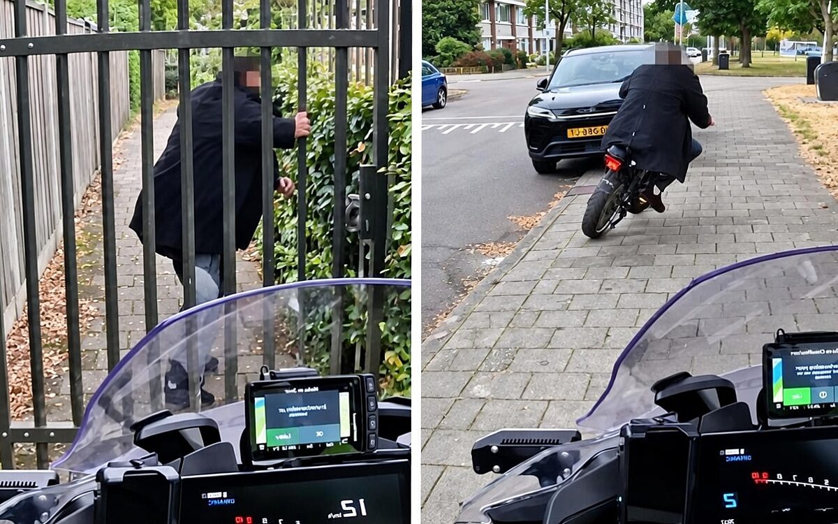 Utrechtse agenten rekenen fatbiker in die er na komische achtervolging vandoor ging