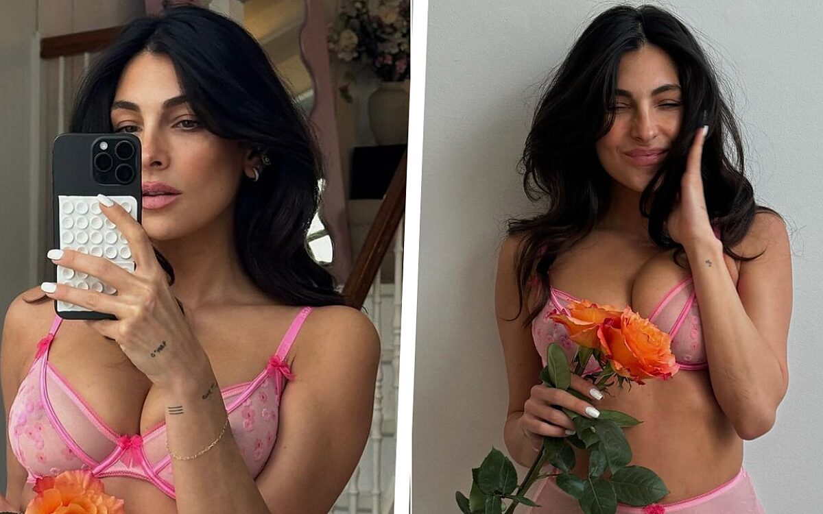 Zien: Anna Nooshin deelt uitdagende foto’s in lingerie