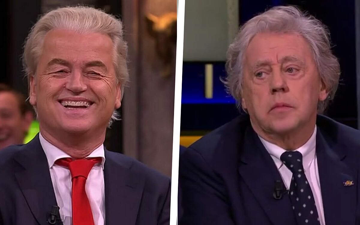 Geert Wilders dolt met VVD-coryfee Ed Nijpels: ‘Een betere campagneleider kan ik me niet wensen!’