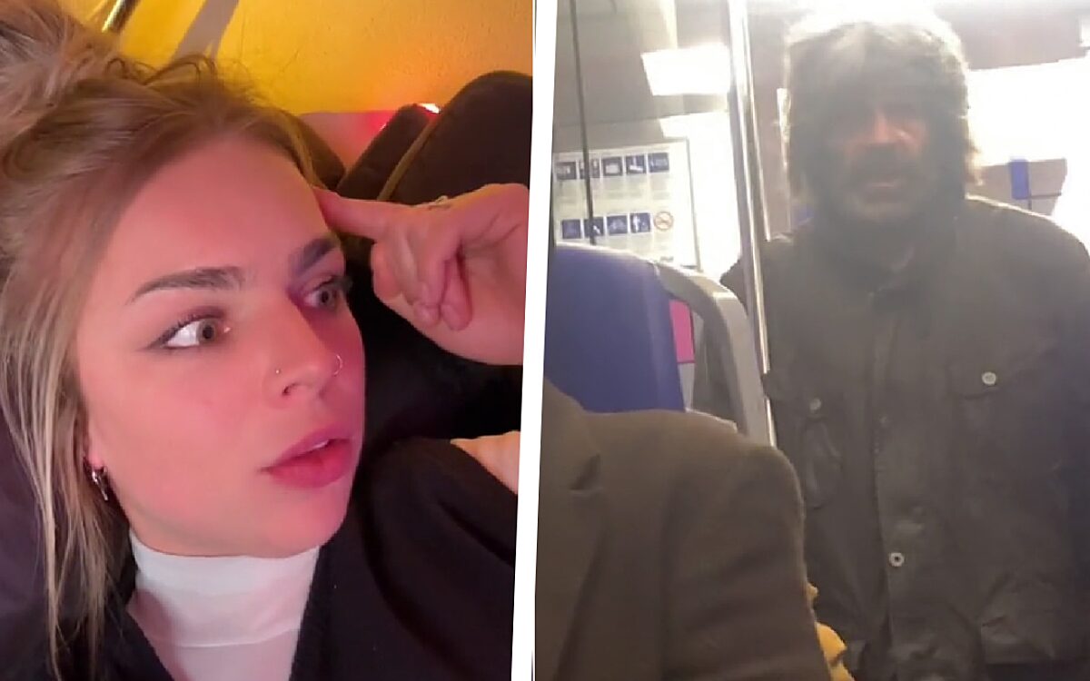 Beelden: pas op voor agressieve treinzwerver op dít treintraject