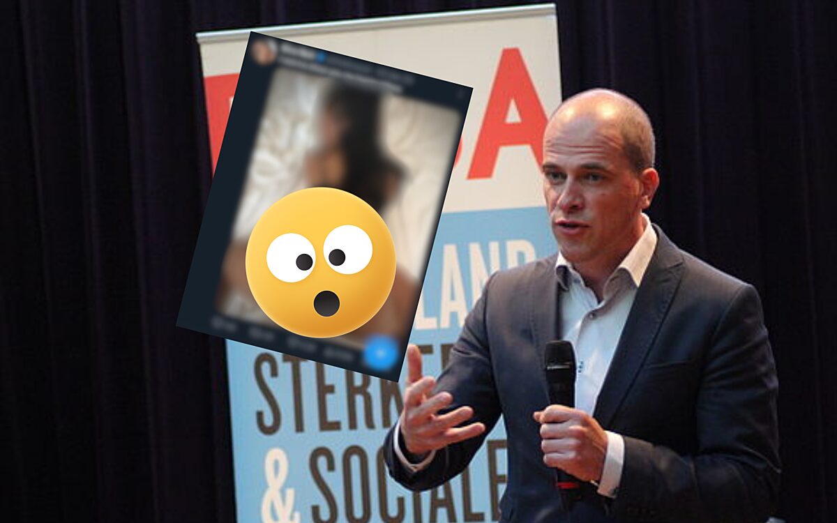 Is Diederik Samson (PvdA) betrapt op het liken van een pornomodel?