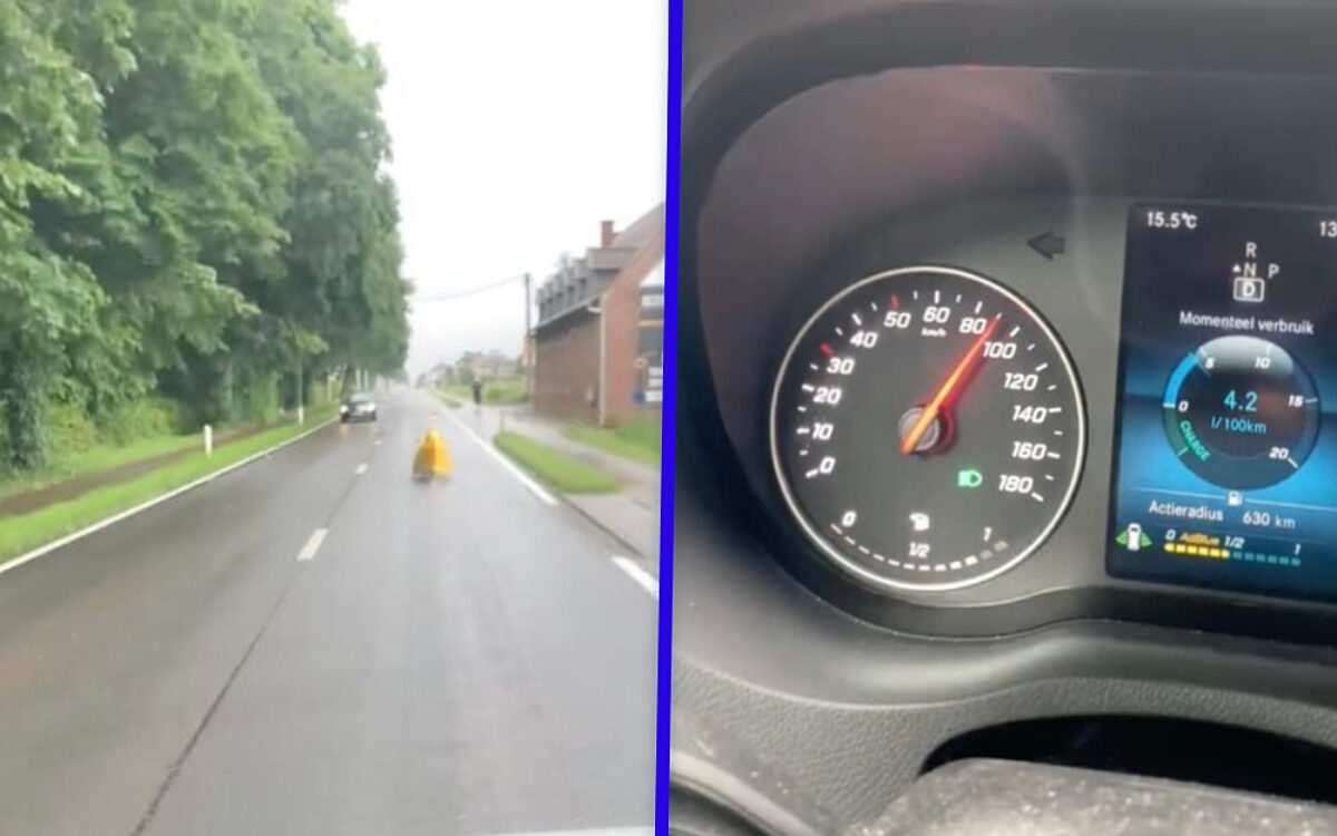 Dashcam-compilatie Ep2: 90 km/u scheuren op de ligfiets