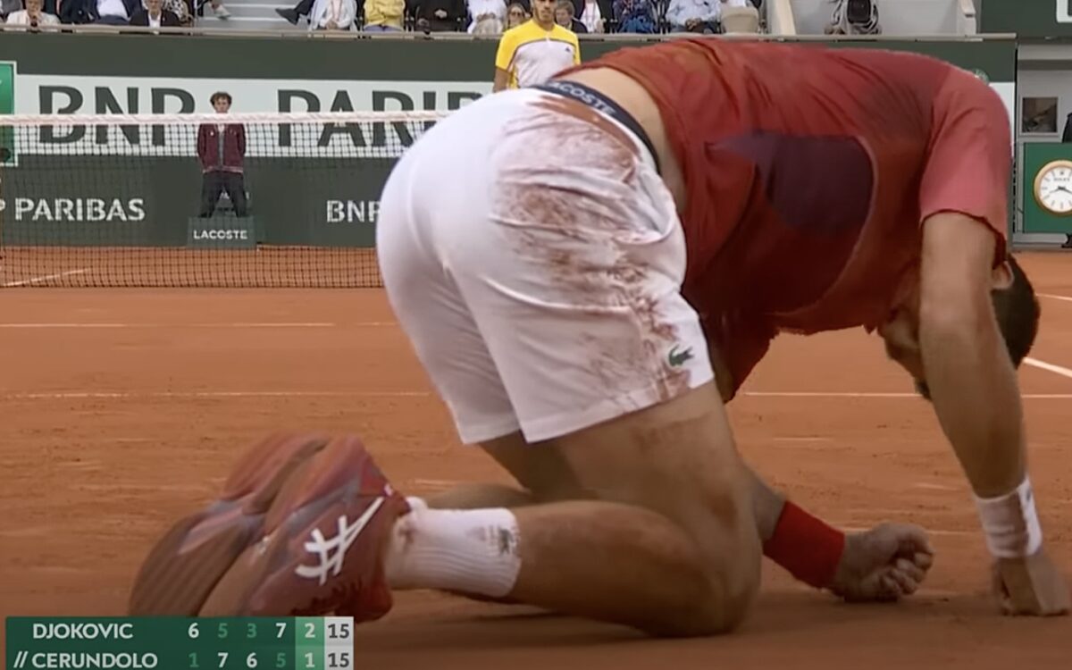 Djokovic boos over 'gladde baan' Roland Garros