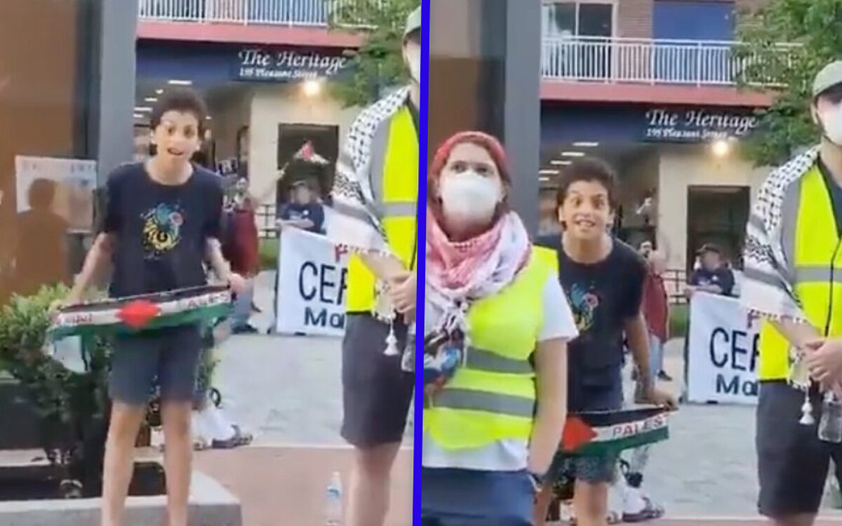 Pro-Palestina tiener schreeuwt dat hij een sjahied (martelaar) wil worden