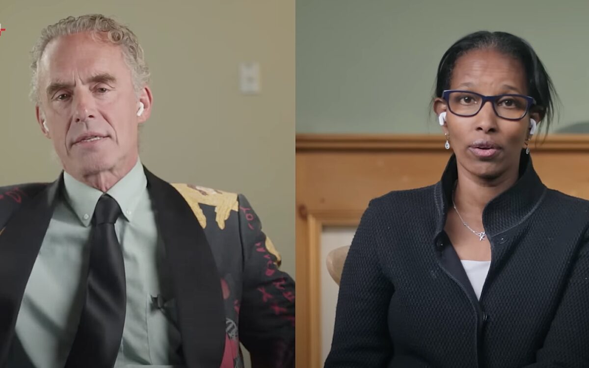 Jordan Peterson en Ayaan Hirsi Ali over het belang van vrije discussie en de gevaren van ideologische polarisatie