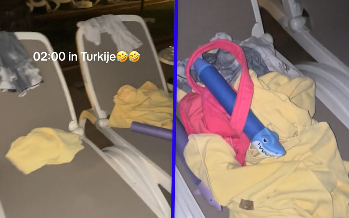 Nederlander hekelt ‘handdoekleggers’ in Turks resort en leert hen een lesje