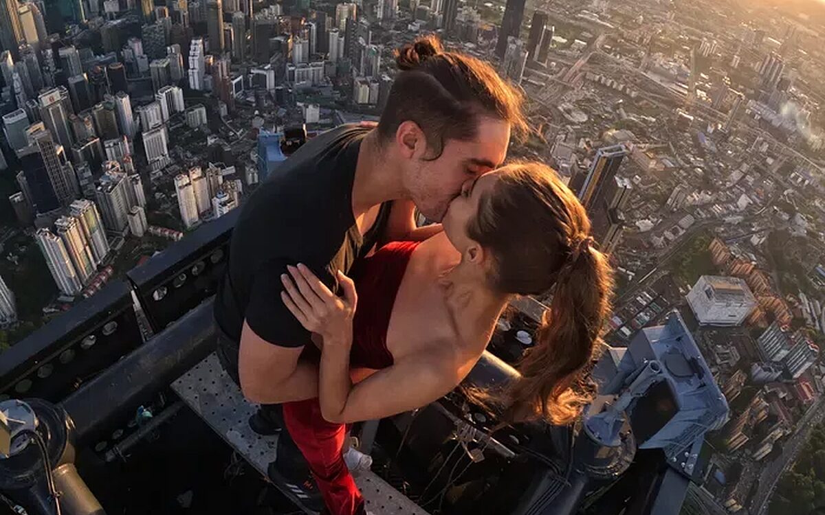 Rooftopping en romantiek in 'Skywalkers: A Love Story'
