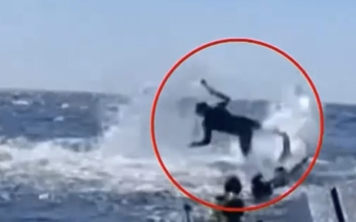 Deze man werd gelanceerd door de staart van een walvis
