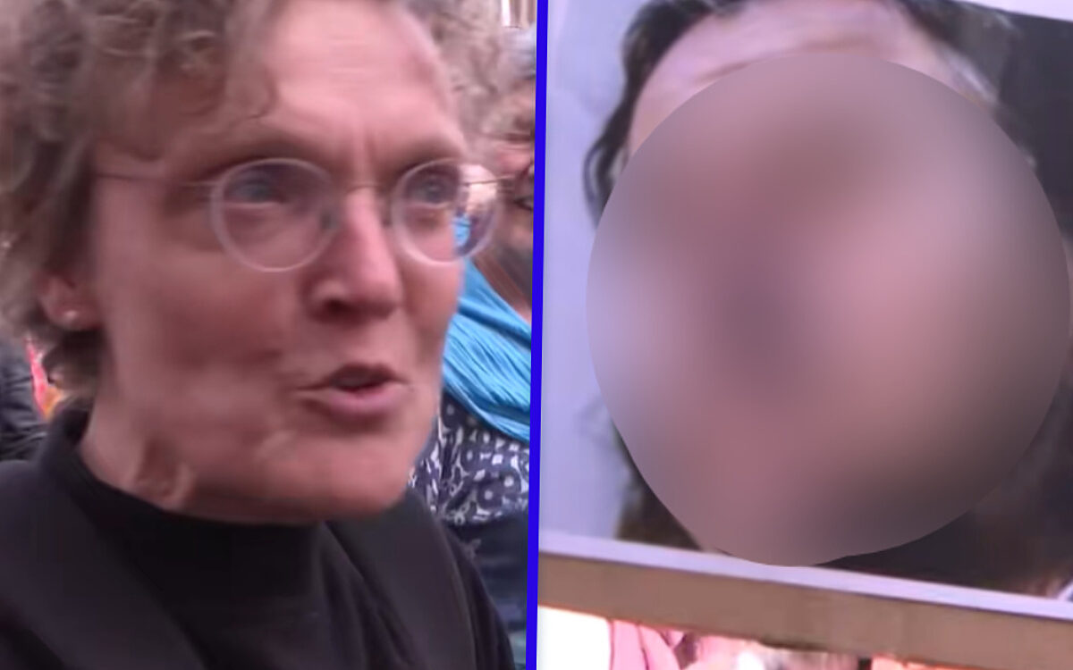 Marjolein Faber doet aangifte tegen demonstrante met schandalig protestbord: "Dit gaat iedere grens voorbij"