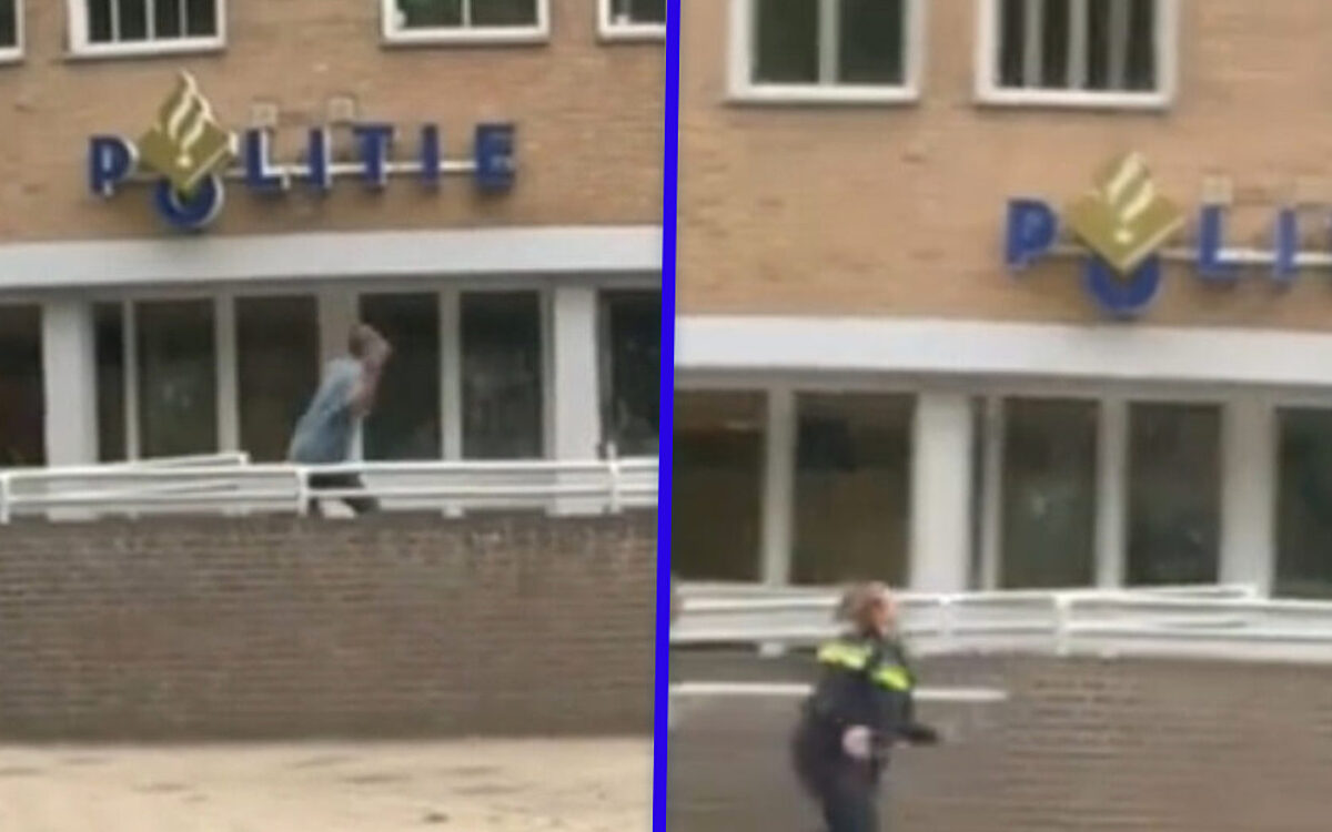 Man sloopt politiebureau met baksteen, maar conditie van agenten zorgt voor grootste ophef