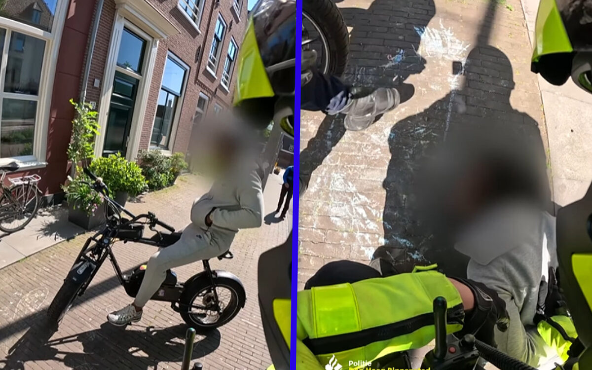 Fatbike-vlegel weigert politiemedewerking en voelt direct de gevolgen