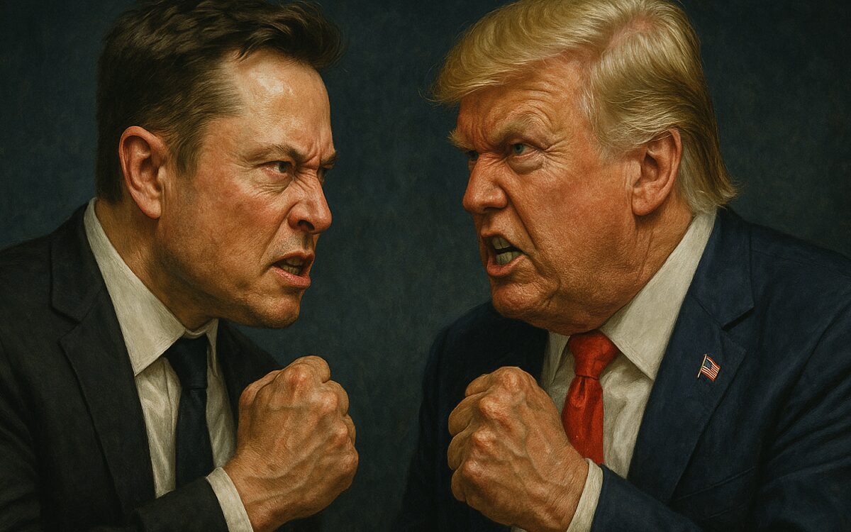 Ruzie tussen Trump en Musk kost Tesla 100 miljard aan beurswaarde