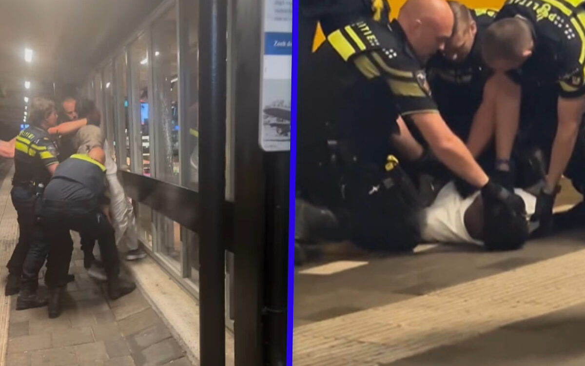 Politie gooit 'je moeder'-schreeuwer uit de trein en plakt hem tegen het perron