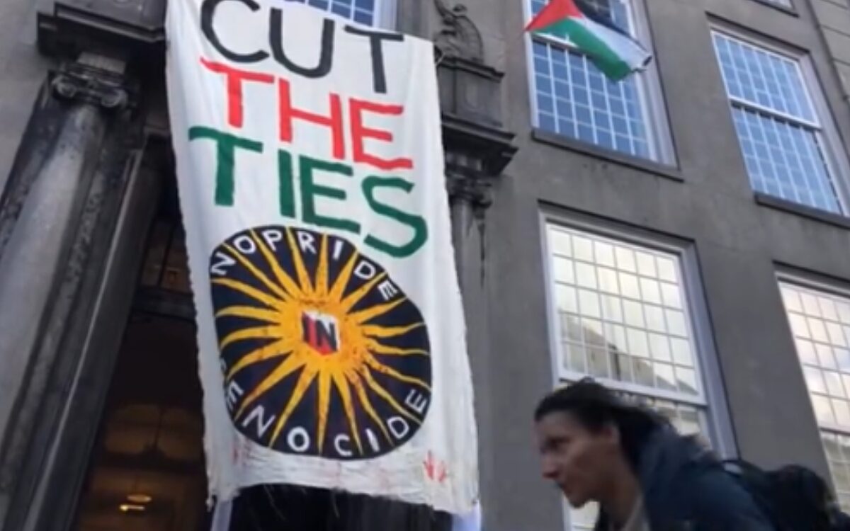 Utrechtse universiteit opnieuw bezet door Palestina-activisten: "Zionists not welcome"