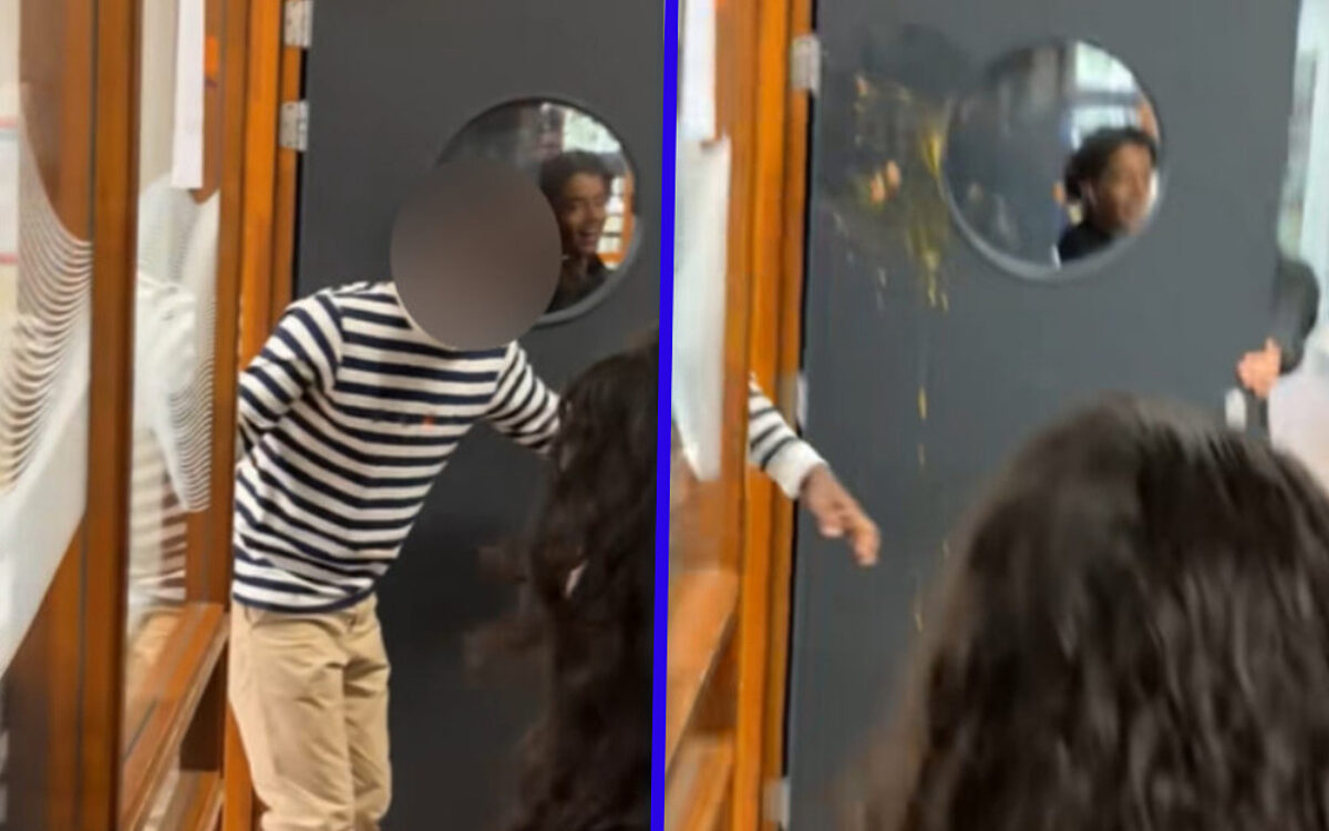 Rotterdamse leraar krijgt eieren naar hoofd gesmeten in virale video