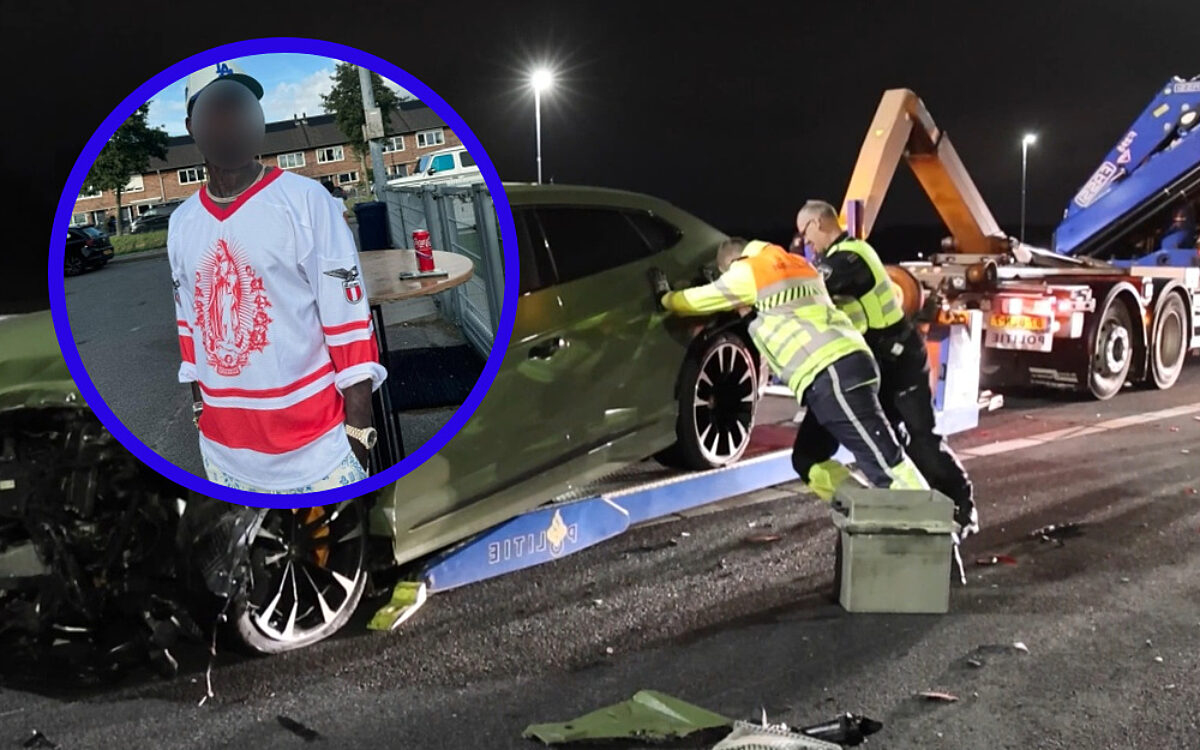 Voormalig Nederlands profvoetballer betrokken bij zwaar ongeval met Lamborghini