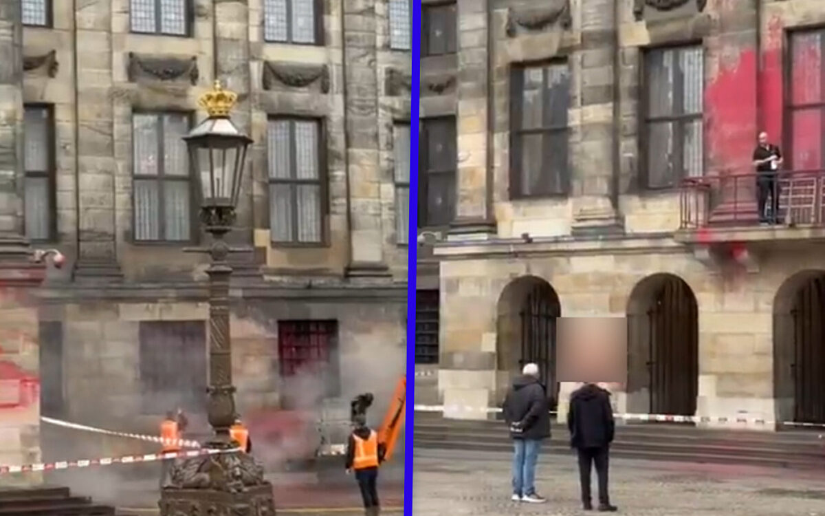 Geen respect voor slachtoffers Hamas: Paleis op de Dam beklad op 7 oktober