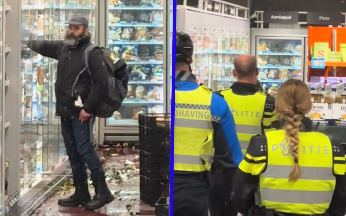 Albert Heijn Leeuwarden verandert in slagveld door razernij van verwarde klant