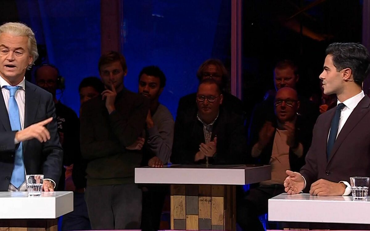 Wilders staat gedeeld eerste in de peilingen maar volgens Jetten is hij een wolf in schaapskleren