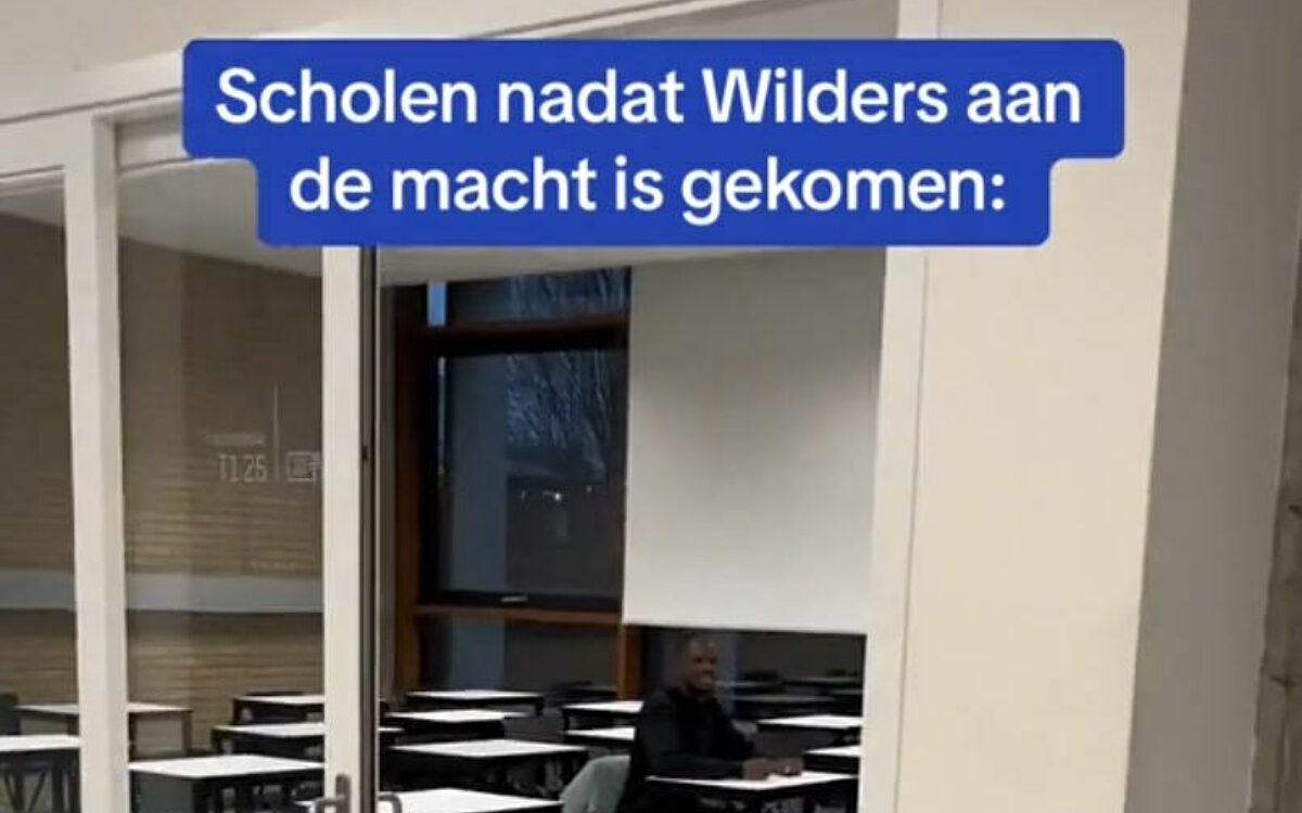 Humor als troost na Geert Wilders' verkiezingswinst