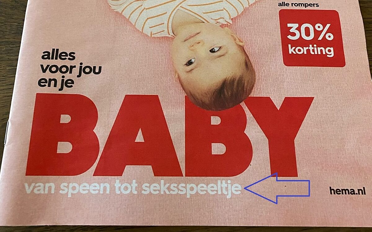 HEMA zegt sorry voor ongelukkige tekst op folder
