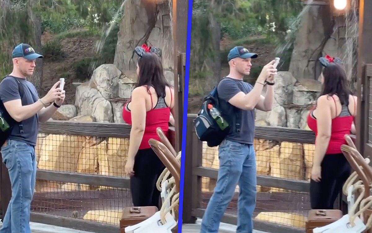 Het leven van een influencer vastgelegd tijdens een bezoekje aan Disneyland