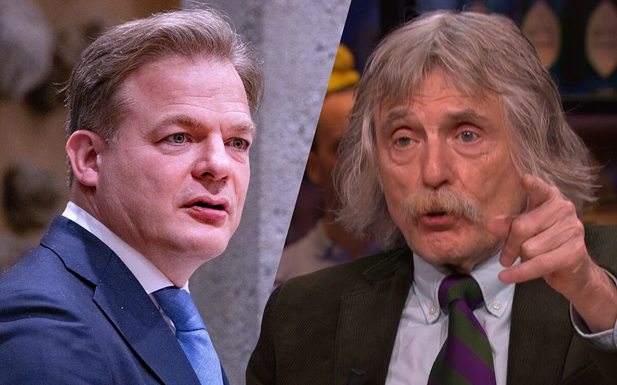 Johan Derksen keihard over Omtzigt: 'Hij heeft kans het op te lossen maar loopt weg'