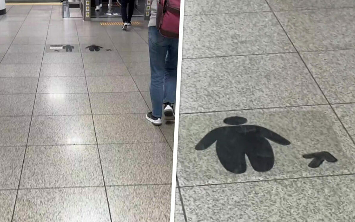 Ophef over ‘’bodyshamende’’ symbolen in Zuid-Koreaans metrostation