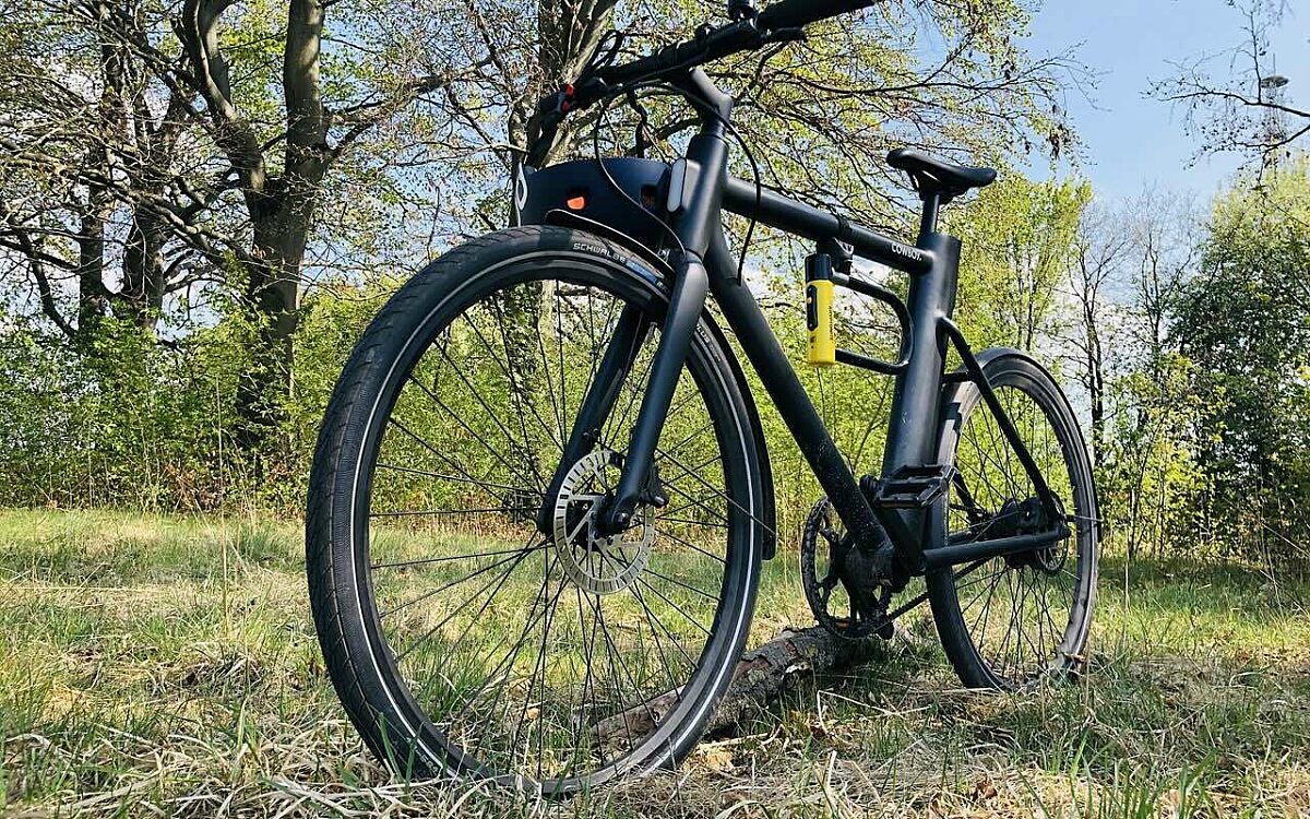 Trap je fit op een elektrische fiets