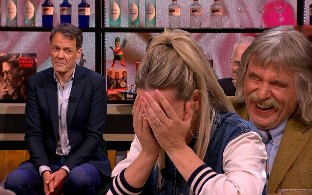 Tijs van den Brink kon niet lachen om bloedordinaire anekdote van Johan Derksen