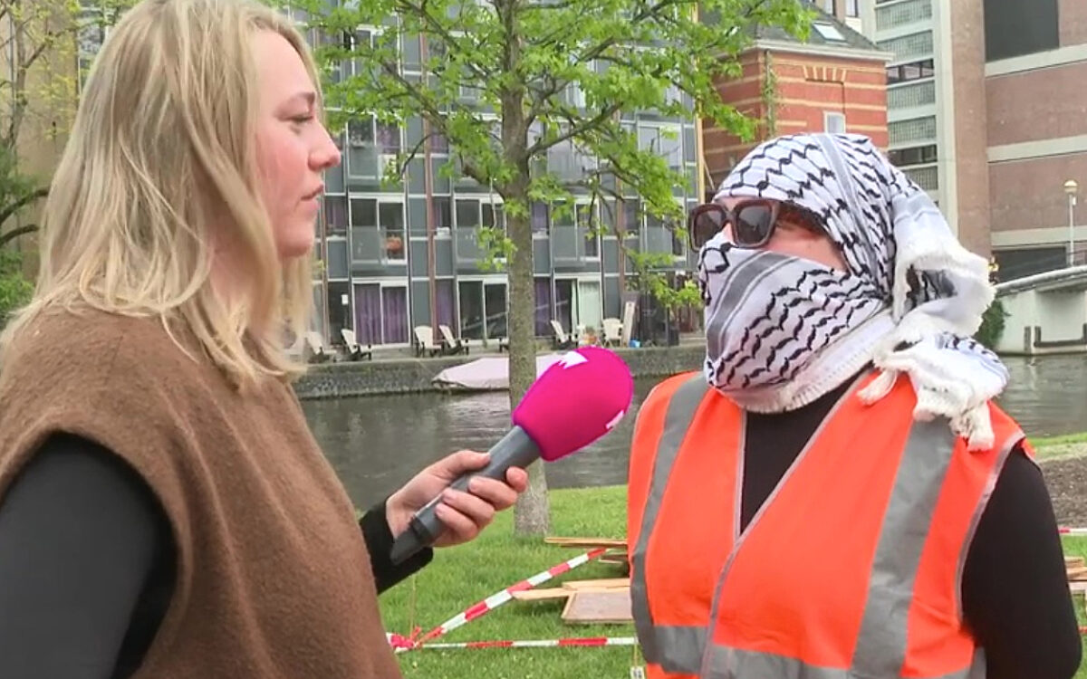 UvA-demonstranten bedreigen presentatrice PowNews