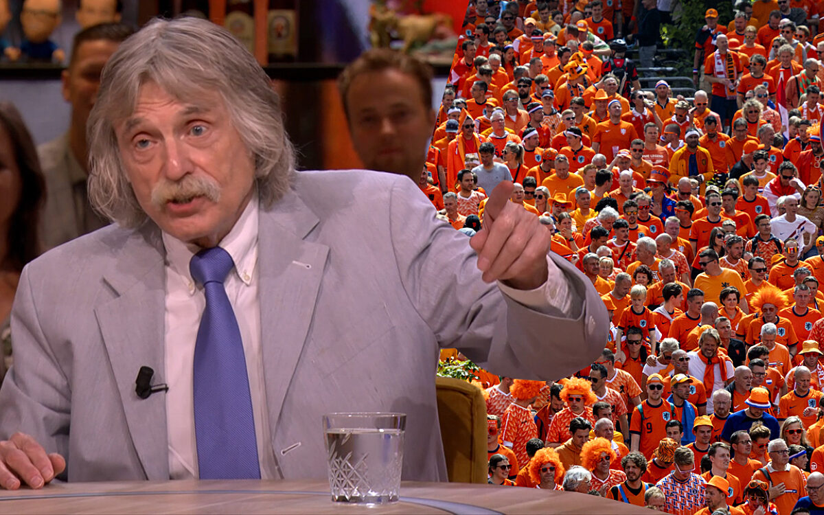 Johan Derksen kraakt ‘schandalige houding’ Nederlands elftal en KNVB tegenover Oranje-legioen