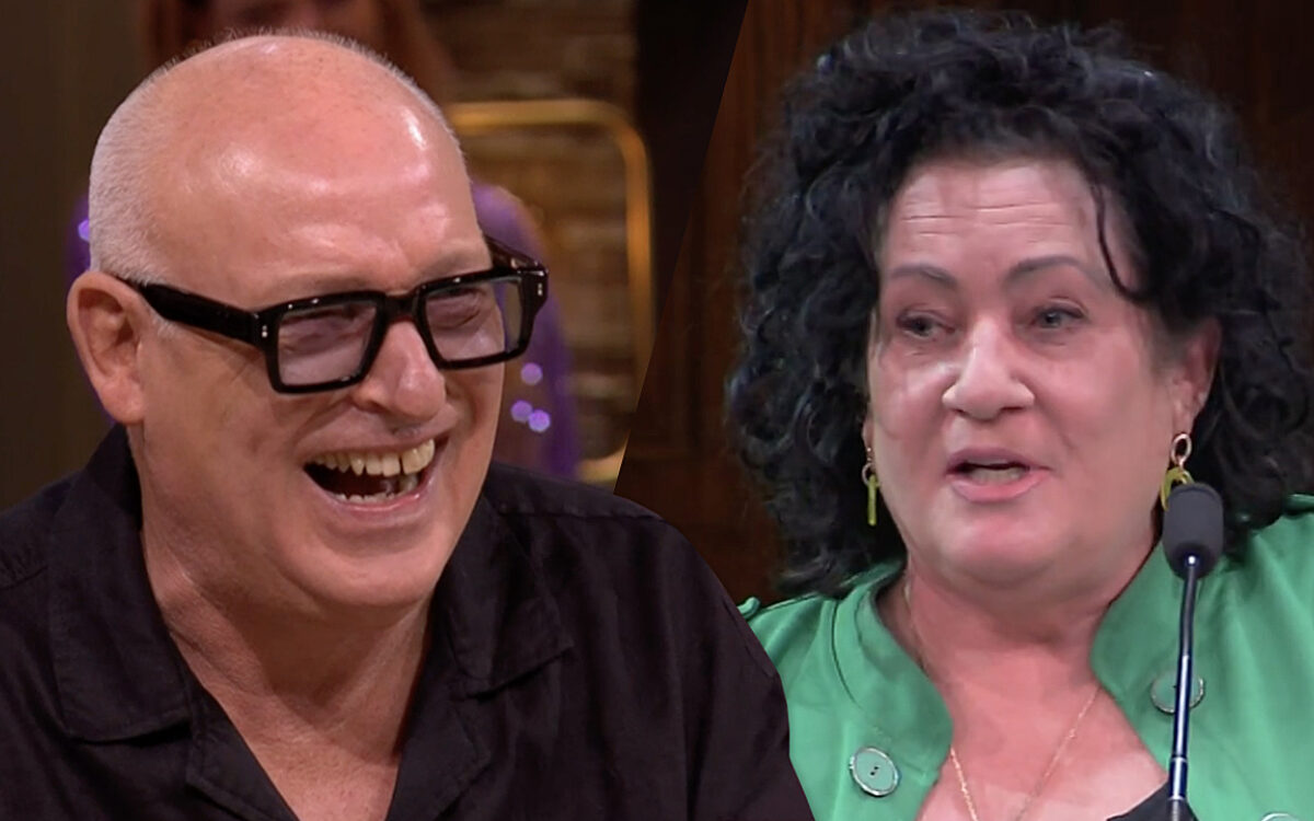 Video: René van der Gijp schijnt zijn licht op zingende Caroline van der Plas
