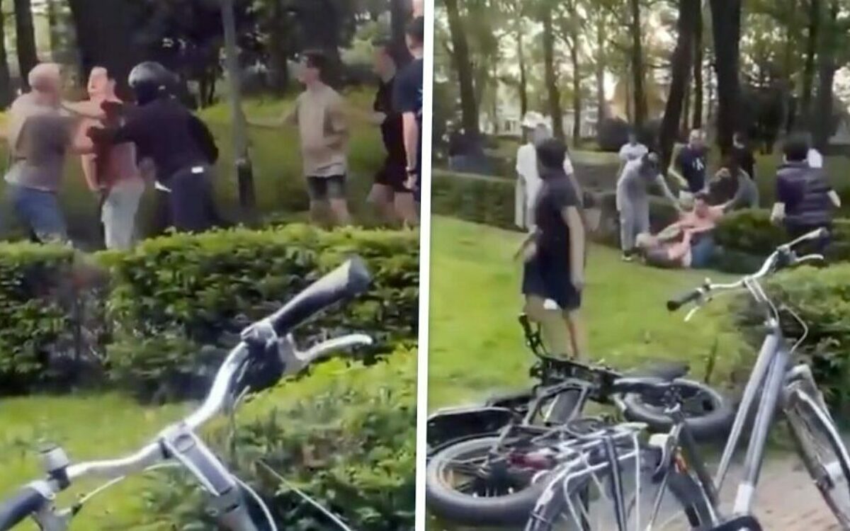 Schokkend: Oudere man die hond uitlaat mishandeld door groepje jongeren