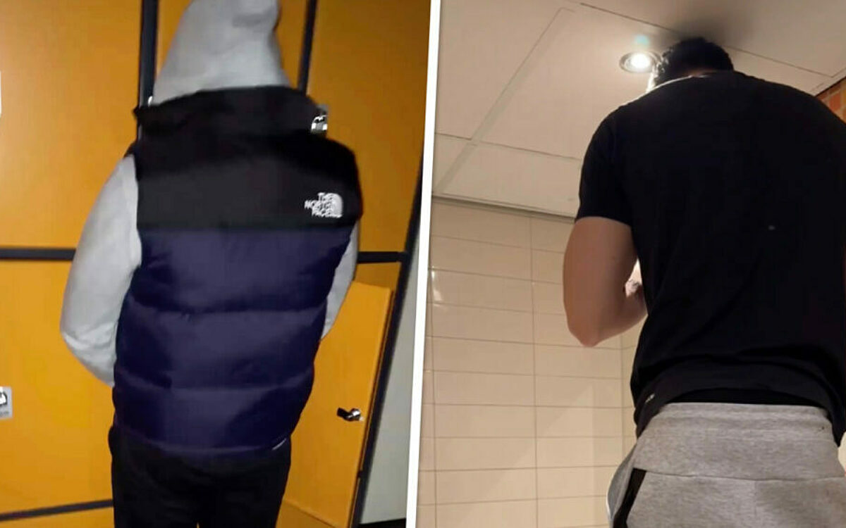 Beelden van jongeren die sportschool onderplassen gaan viraal