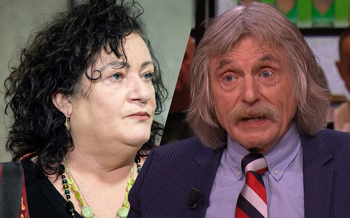 Johan Derksen haalt opnieuw uit naar Caroline van der Plas: ‘Ziet eruit als een vogelverschrikker’