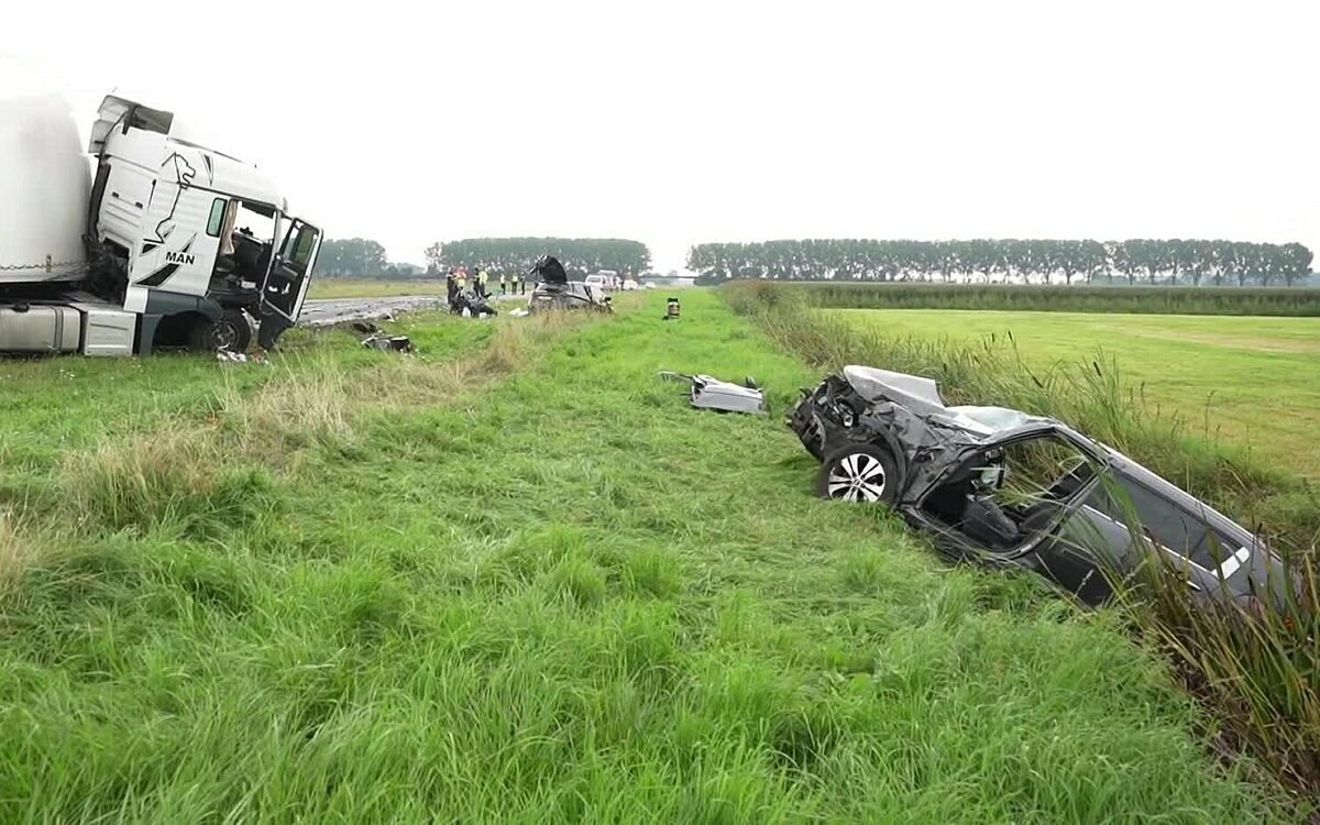 Ernstig ongeluk met 3 voertuigen nabij Nijmegen