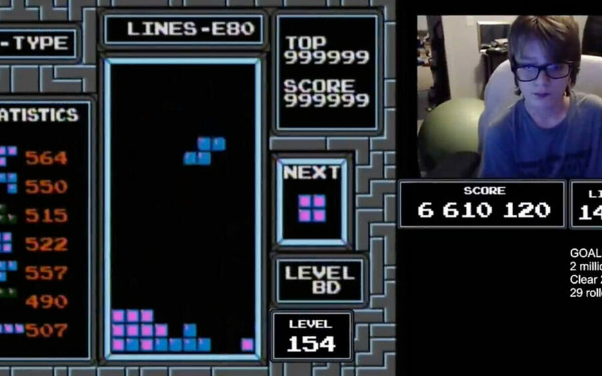 Dertienjarige jongen is eerste mens ooit die einde van Tetris op de NES haalt