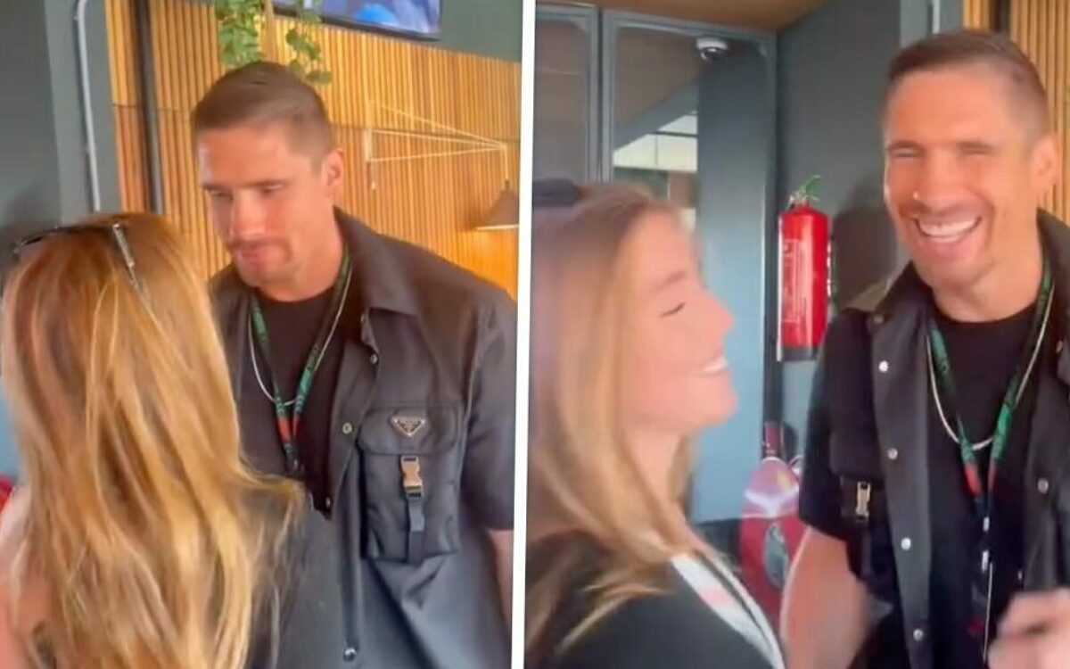 Zien: Prinses Alexia en Rico Verhoeven deden staredown tijdens ontmoeting bij de Grand Prix in Zandvoort