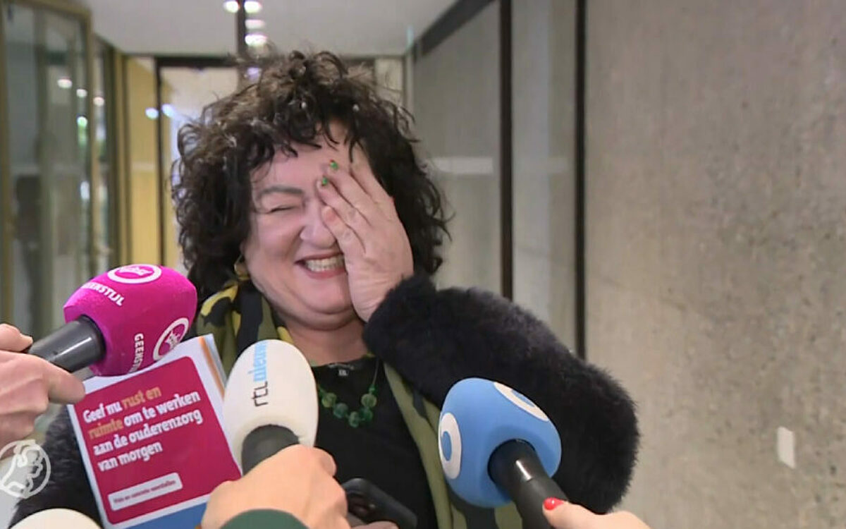 Caroline van der Plas wil pers te woord staan, maar pers is niet aanwezig