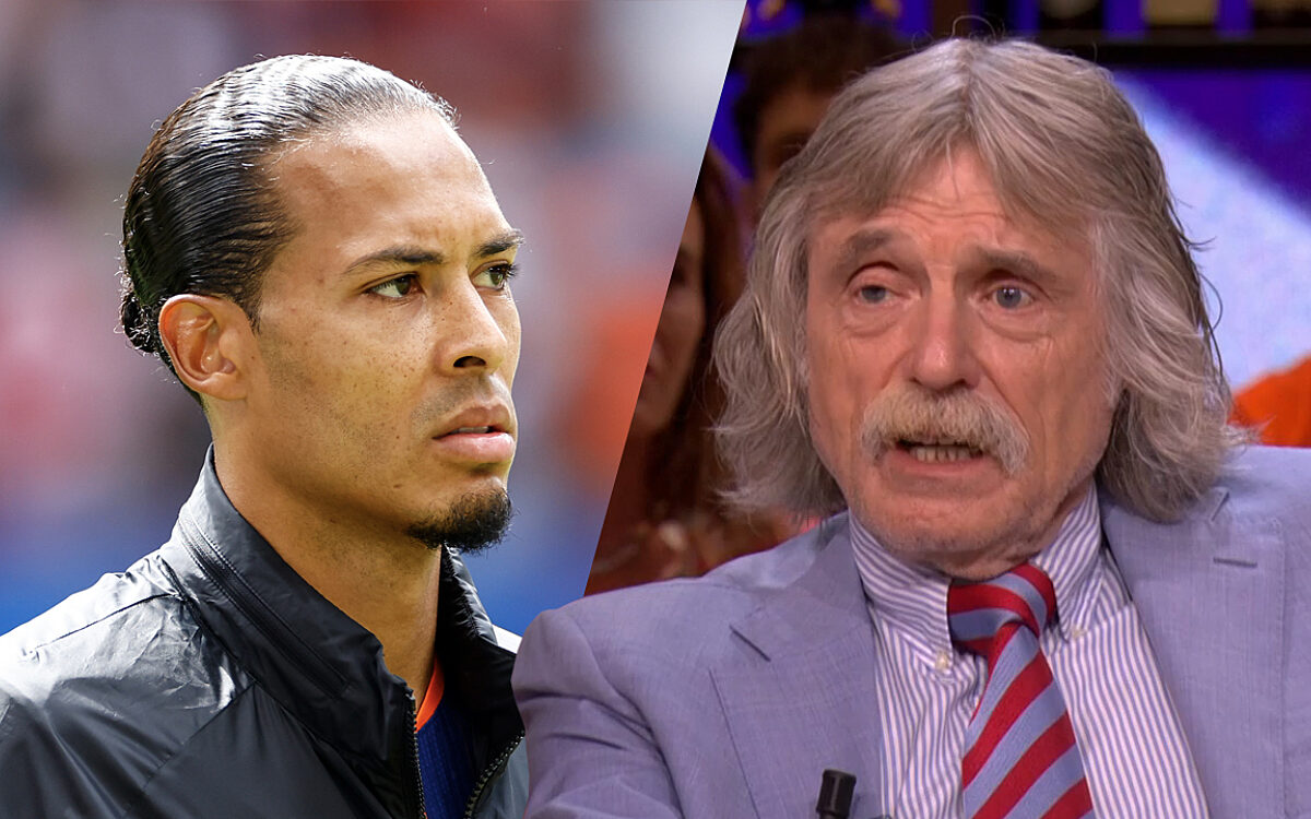 Johan Derksen slacht Van Dijk: ‘Hangt de hele wedstrijd Beckenbauer uit’