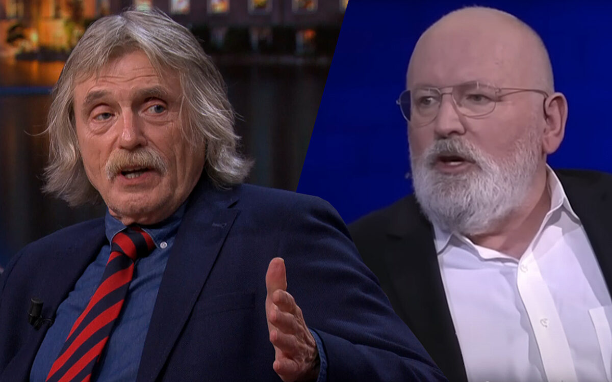 Johan Derksen: 'Timmermans kan je nu al niet meer serieus nemen'