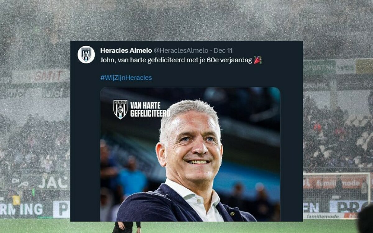 Heracles ontslaat coach Lammers (een dag na zijn verjaardag)