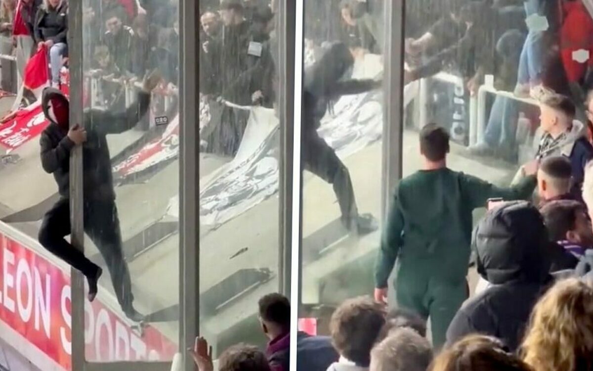 Video: Supporters Royal Antwerp FC en Anderlecht op de vuist