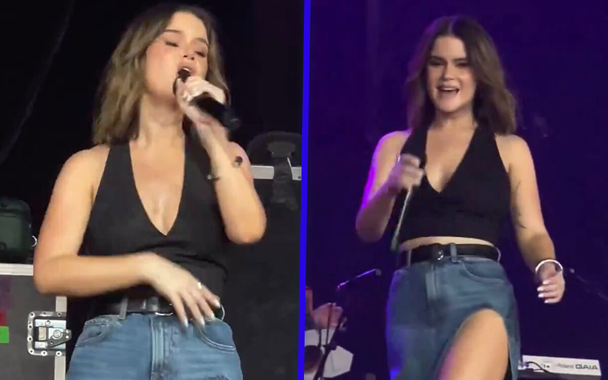 Zangeres Maren Morris gaat viral dankzij iets te luchtige rok
