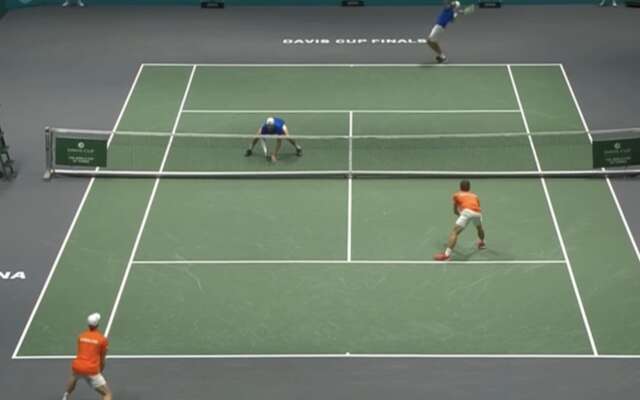 Nederland gaat het tegen Spanje opnemen in de kwartfinales van de Davis Cup Finals