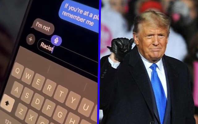 Toeval? Spraakherkenning Apple schrijft 'Trump' als je 'racist' inspreekt